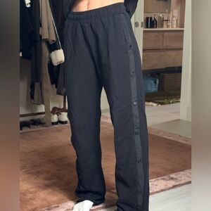 ALO black snap Pants